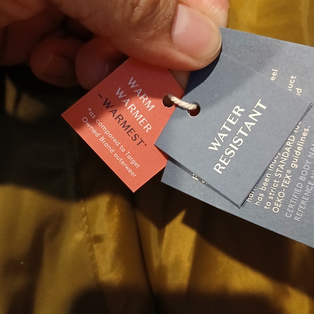 Universal Thread Metallic Gold Puffer Jacket - Picture 10 of 12